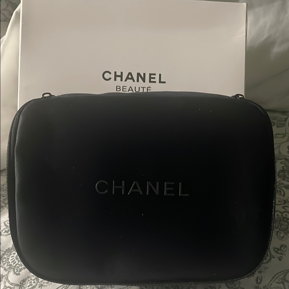 Chanel Black Cosmetic Bag